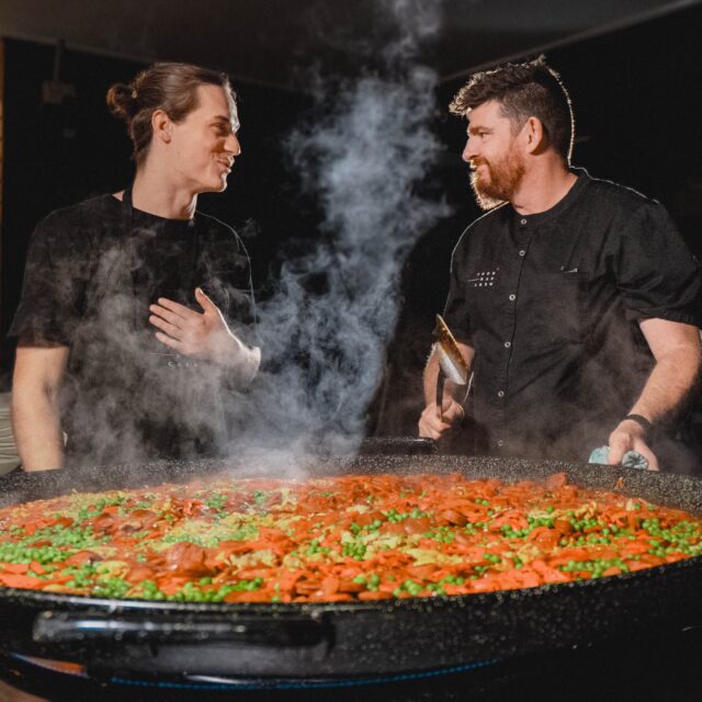 Our in-house caterers, Food Man Chew, are always cooking something up!