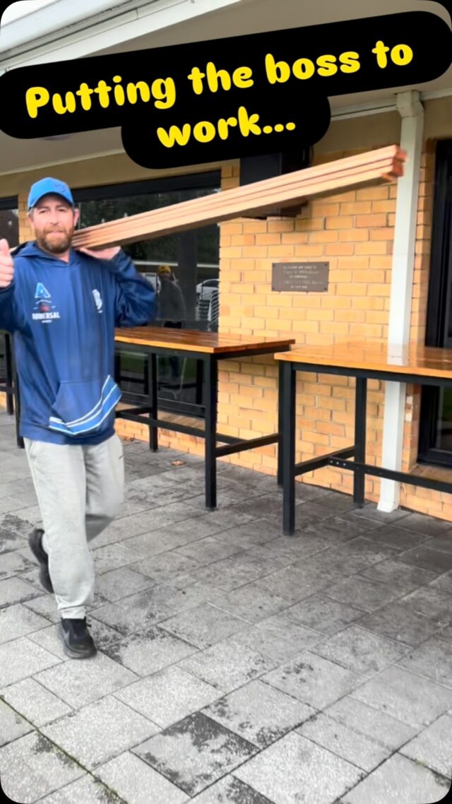 Taking the opportunity to get some improvements done around the club during winter…